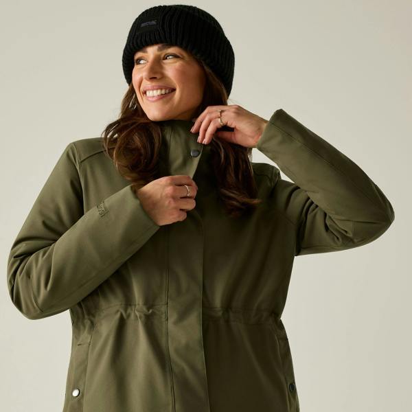 Regatta Womens/Ladies Waterproof Insulated Jacket - Bark Green - 