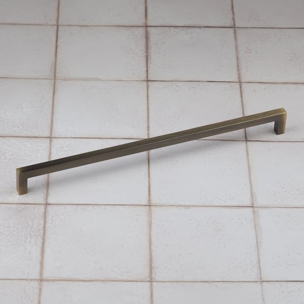 Handle & Home Antique Brass Square Handles
