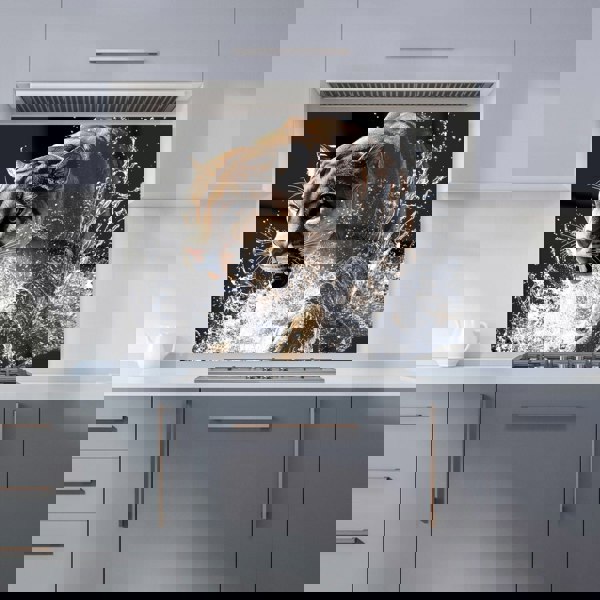 Warren Reed - Designer Puma's Determined Splash Kitchen Splashback