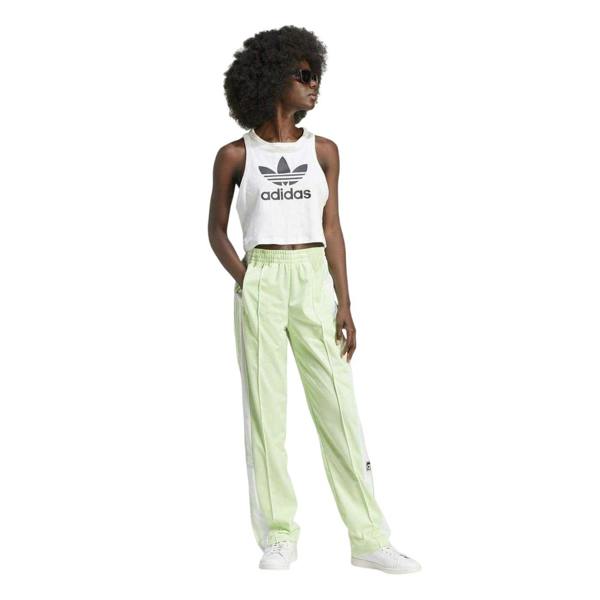 Adidas Womens/Ladies Adibreak Stripe Tracksuit Bottoms - Neon Lime - 
