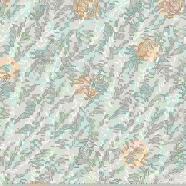 William Morris At Home Bird & Pomegranate Wallpaper | Duck Egg