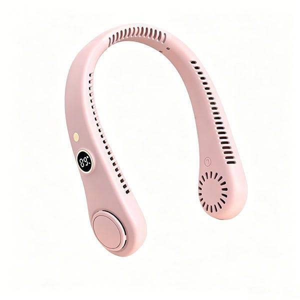 Leaper USB Bladeless Portable Neck Fan With LED Display