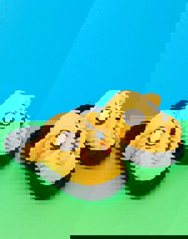 Adventure Time Unisex Kids Yellow 3D Jake Novelty Mule Slippers