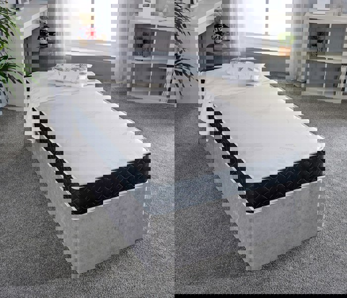 eXtreme Comfort Mars Black Border Hybrid Mattress - 17cm Deep, Medium-Soft Feel