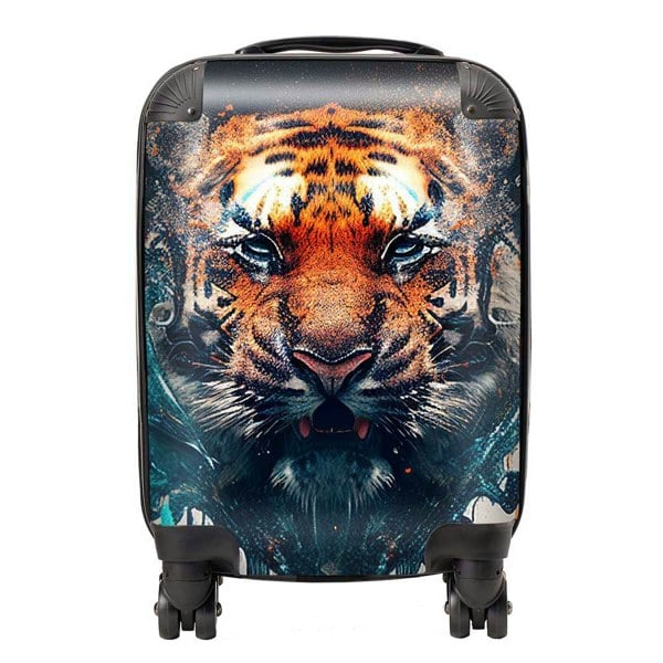 Warren Reed Tiger Face Splashart Suitcase