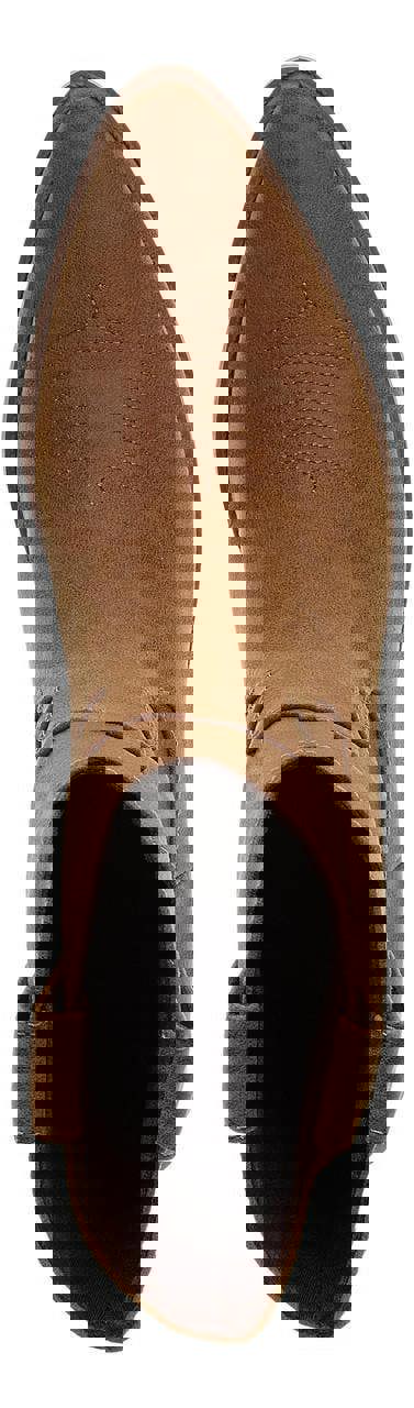 Rocket Dog Feather Womens Classic Cowboy Pull-On Western Boots, brown leather ankle boots with a pointed toe and pull-on design.