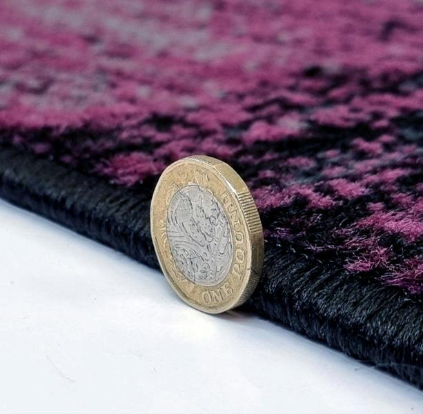 Deep Purple Rug Geometric Large XL Small Soft Modern Room Carpet Abstract Rug