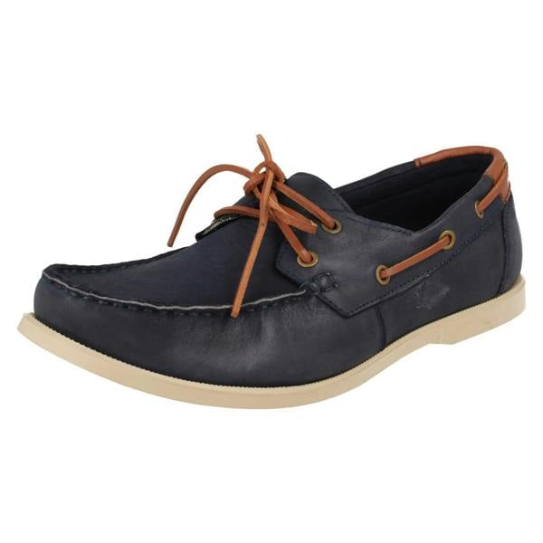Thomas Blunt Mens Thomas Blunt Lace Up Leather Deck Shoes A2222