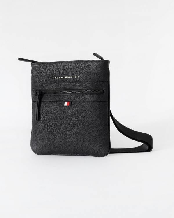 Tommy Hilfiger Essential PU Mens Crossover Bag - Black