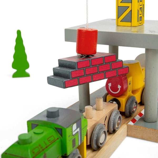 Bigjigs Rail Big Yellow Crane