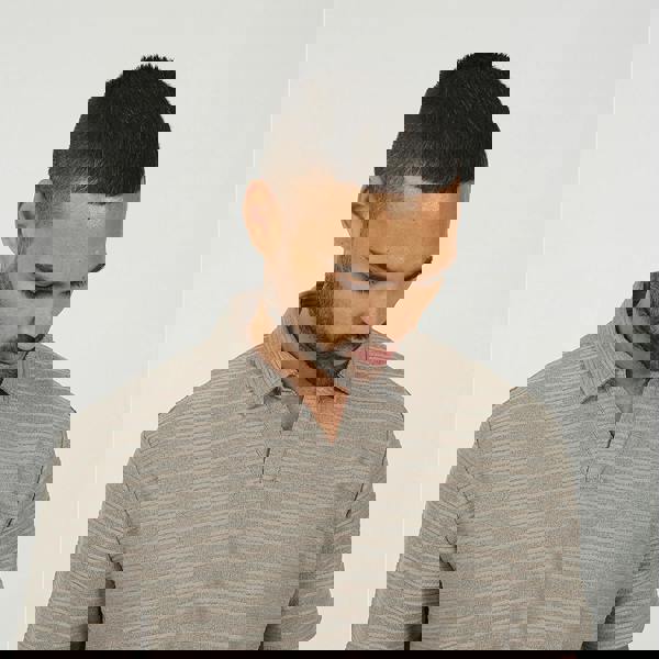 Brave Soul Brown Trophy Neck Polo Shirt - Brown Image 4