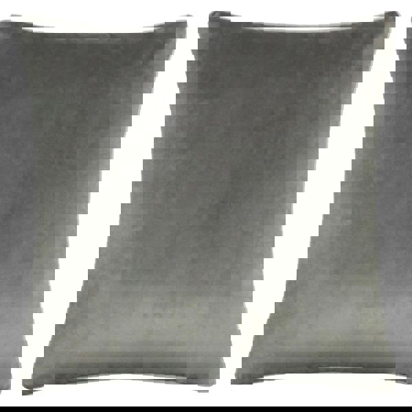 Furn Meridian Velvet Cushion Cover - Charcoal/Dove - 