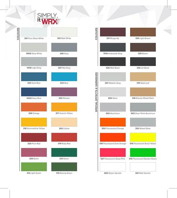 WRX Wheel Silver Spray Paint Solvent Based 400ml