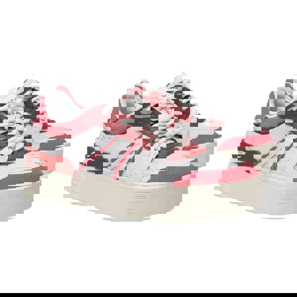 Lacoste Womens L002 Evo Trainers - White/Red