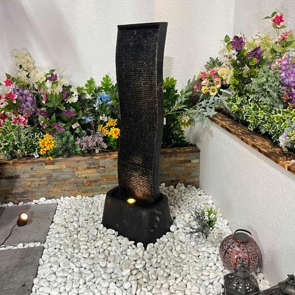 Tranquillity Water Features Noir Cascade Oriental Water Feature