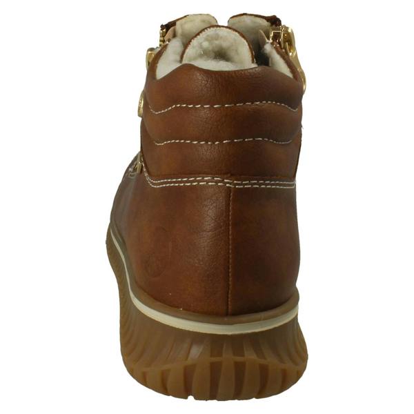 Rieker Ladies Rieker-Tex Double Zip Ankle Boots 74233