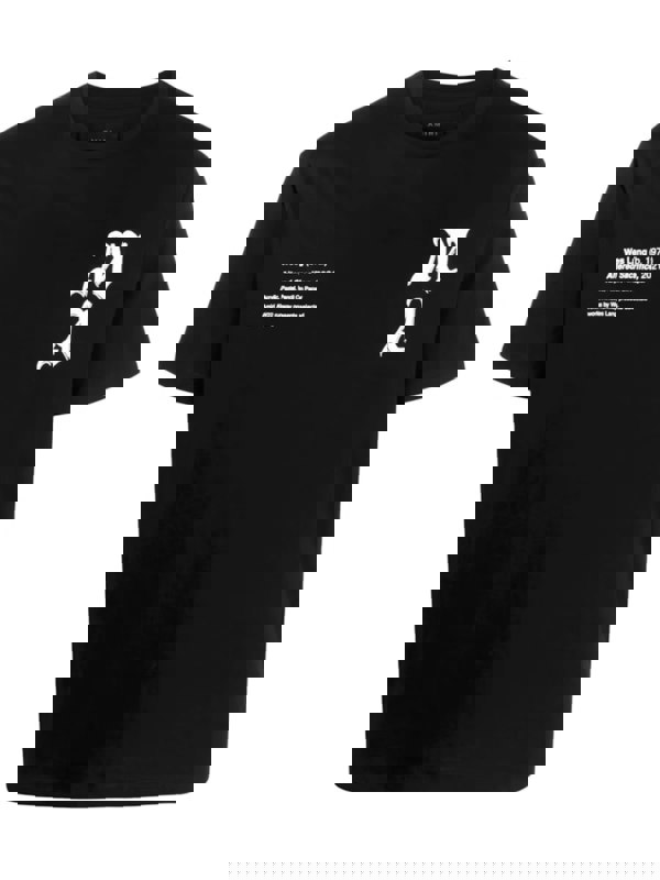 AMIRI X WES LANG CHECKER SKULL TEE BLACK