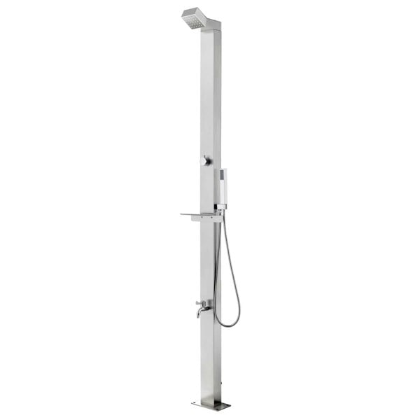 Berkfield Garden Shower 220 cm Stainless Steel