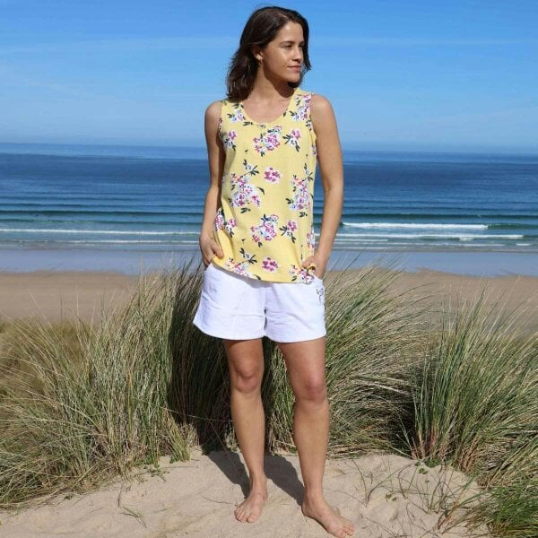 Lazy Jacks LJ110P - Ladies Patterned Vest Top - Wildflower