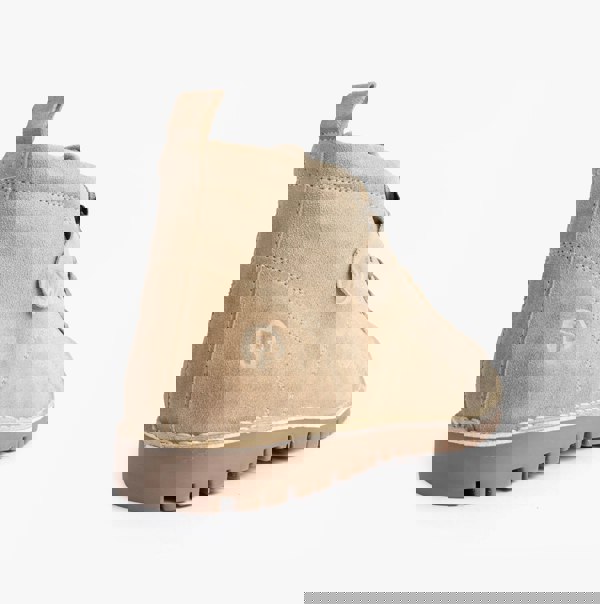 Popps 1961 MOD Mens Suede Boots Sand