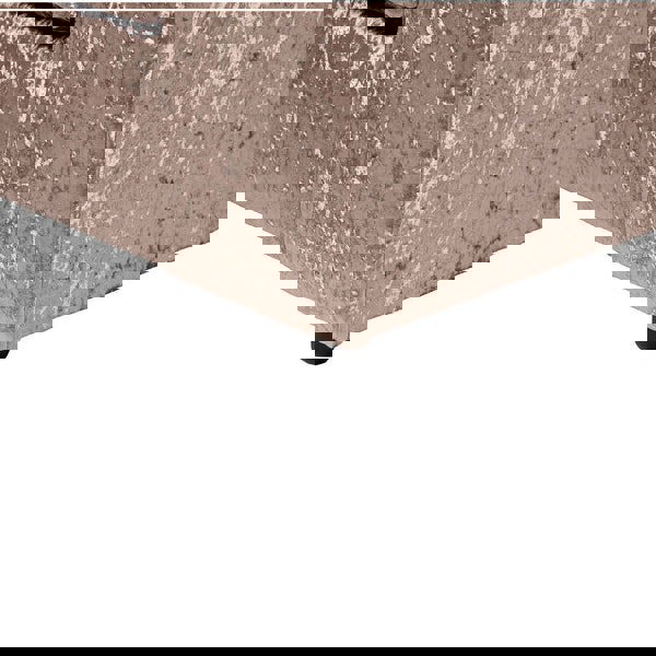 Dylan Crushed Velvet 4 Seater Fabric Corner Sofa in Mink