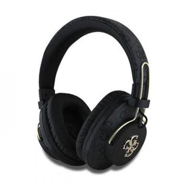 Guess 4G Big Metal Logo Bluetooth On Ear ENC Headphone Black - GUBHS72P4FC4MK