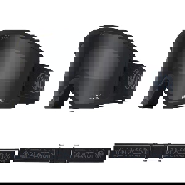 Dragon DX3 L OTG - Blackout with Lumalens Dark Smoke Lens