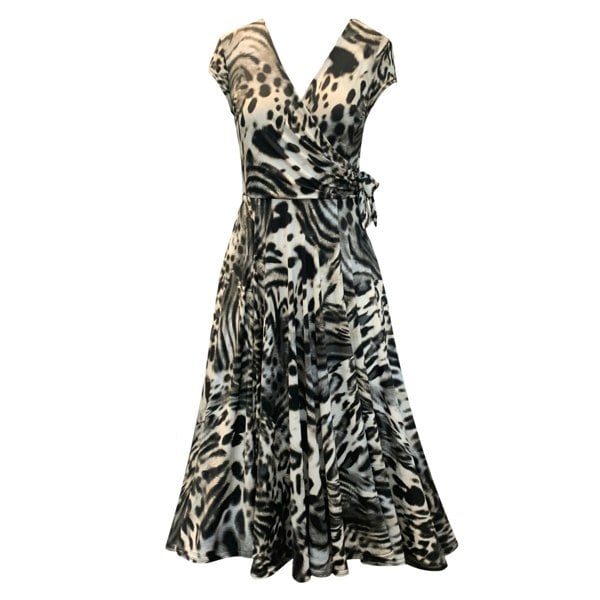 Frock Tales Joanie Animal Print Midi Dress