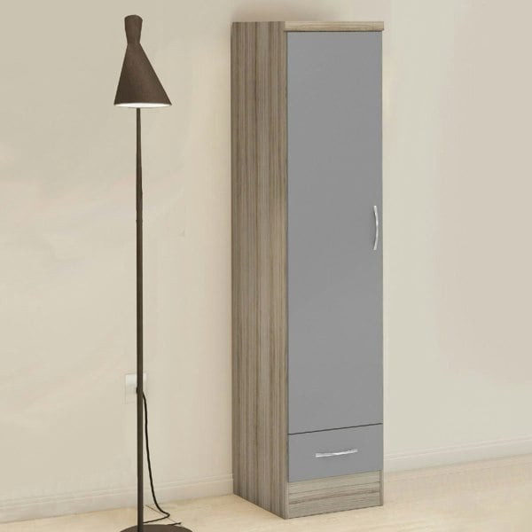 Seconique Nevada 1 Door 1 Drawer Wardrobe