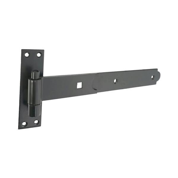 Hook and Band Hinge - Straight  - Black