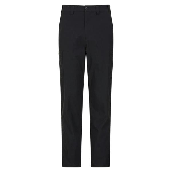 Mountain Warehouse Mens Trek Stretch Cargo Trousers - Black