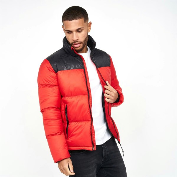 Duck and Cover Synmax Quilted Jacket Red