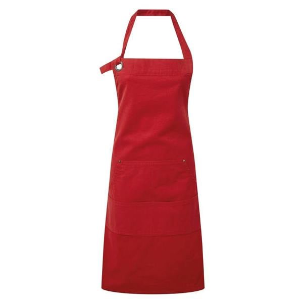 Premier Calibre Heavy Canvas Pocket Apron - Red