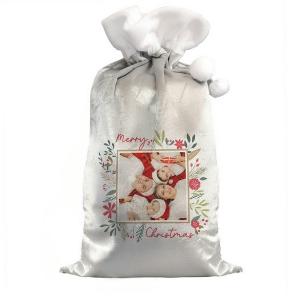 Personalised Memento Company Personalised Photo Upload Christmas Sack