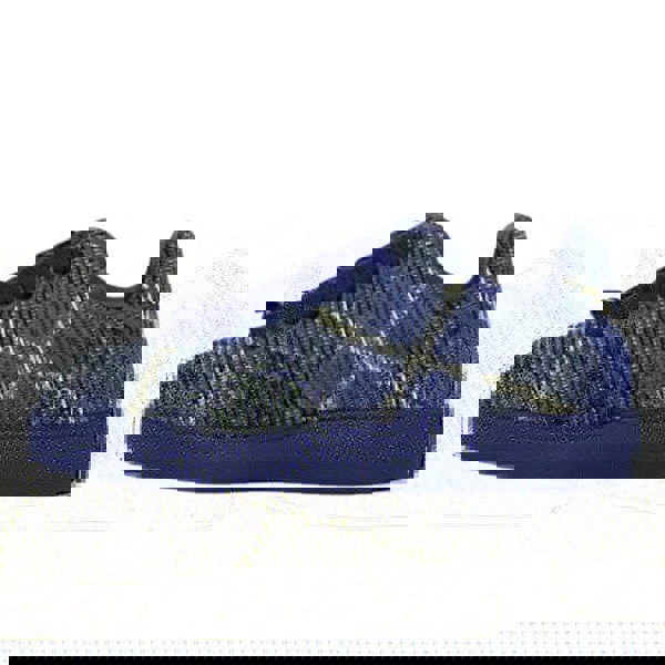 BURBERRY 8088827 Burberry Checked Box Knit Trainers BRIGHT NAVY IP CHECK BOX KNIT TRAINER MALE UK 8