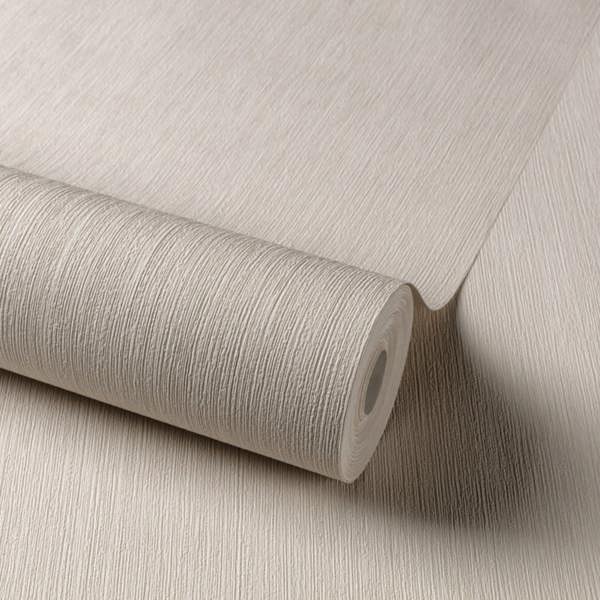 Grandeco Brushstroke Effect Plain Matisse Textured Wallpaper, Light Beige