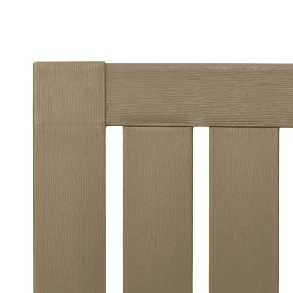 Berkfield Garden Adirondack Chairs 2 pcs Light Brown Polypropylene