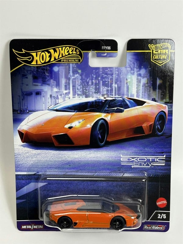 Hot Wheels Lamborghini Reventon Roadster Hot Wheels Exotic Envy Real Riders 1:64 HKC76