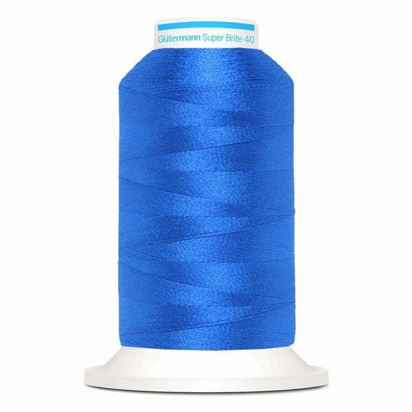 Gutermann Super Brite Polyester 40 Embroidery Thread 1000m Polyester Thread Suitable For Embroidery