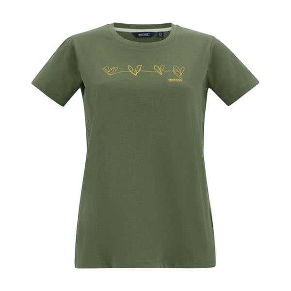 Regatta Womens Filandra VX Foil Heart T-Shirt - Four Leaf Clover