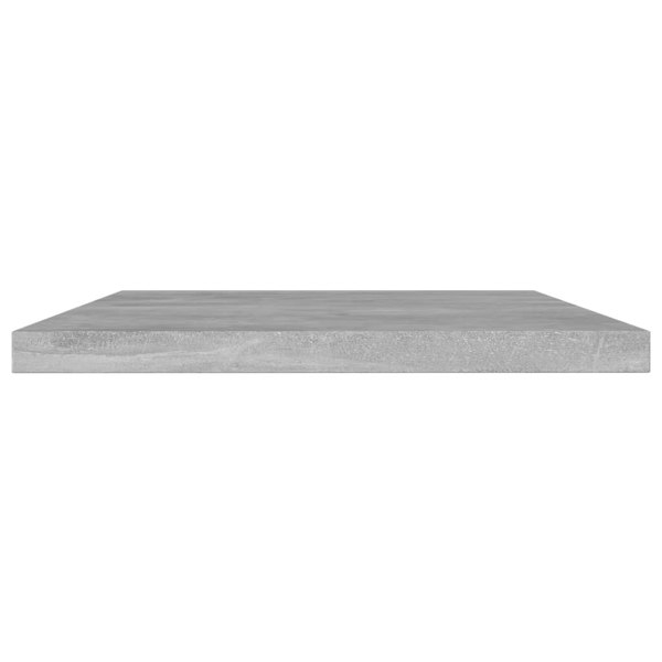 Berkfield Bookshelf Boards 8 pcs Concrete Grey 60x10x1.5 cm Engineered Wood