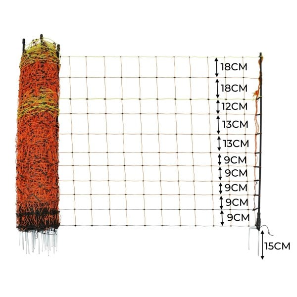 T-mech Electric Fence Energiser & Poultry Netting - 50m