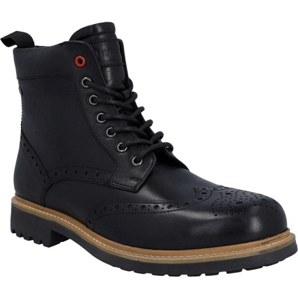 Hunter model Cawdor Brogue Ankle Male in Black
