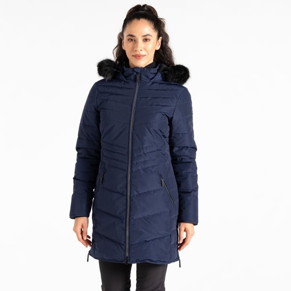 Dare 2B Women's Striking IV Mid Length Padded Jacket - Peacoat