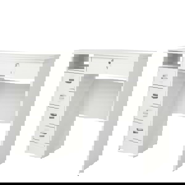 Furniture To Go Function Plus Desk 5 Drawers in White