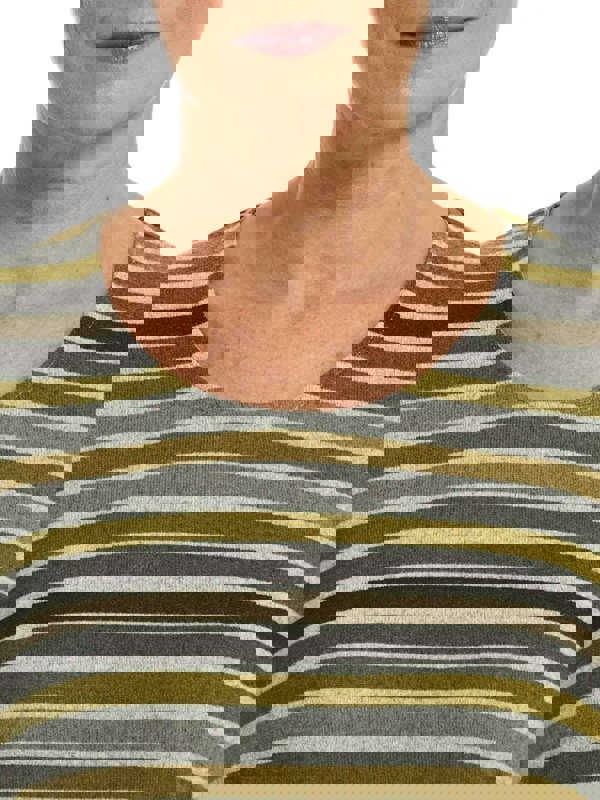 PennyPlain Striped Top - Forest