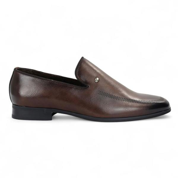 Infinity Leather Men's Classic Slip-On Loafers Formal Shoes