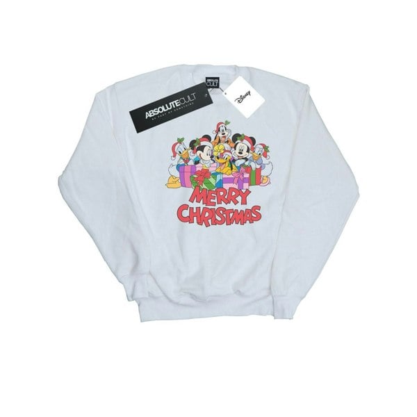 Disney Boys Mickey Mouse And Friends Christmas Sweatshirt - White