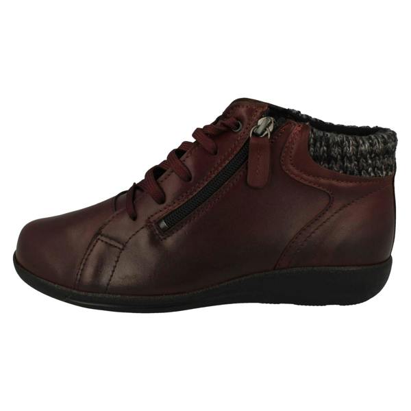 DB Shoes Ladies DB Shoes 2V Dual Fitting Ankle Boots Pipit