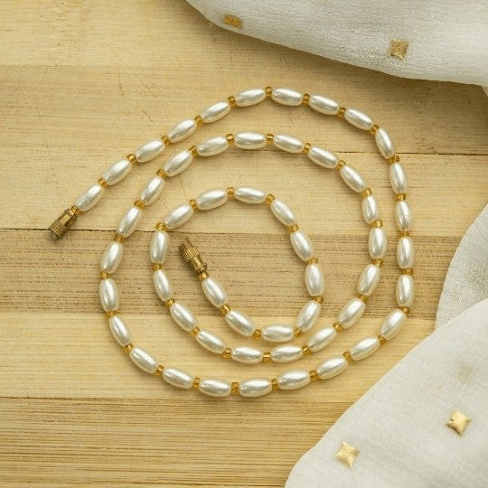 Oval Pearl Necklace